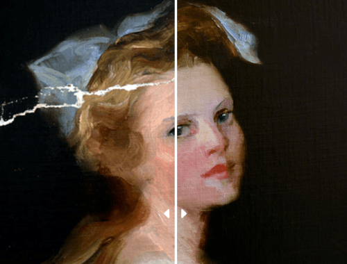 Restauration lhuile peinture