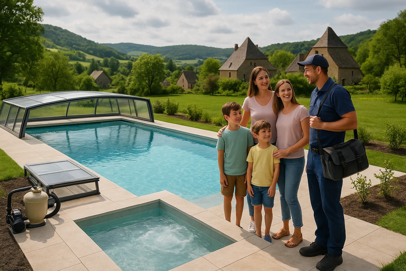Piscine sur mesure &agrave; Aurillac